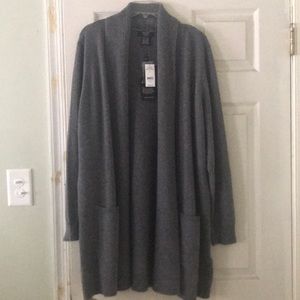 NWT Lord and Taylor Cashmere long cardigan 1X